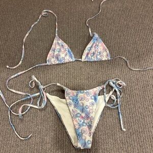 Frankie's Bikinis Floral Pastel Bikini